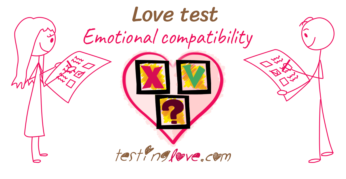 Love test. Emotional Compatibility